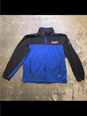 Snap-on Tools Men's Blue and Black Softshell Performance Jacket